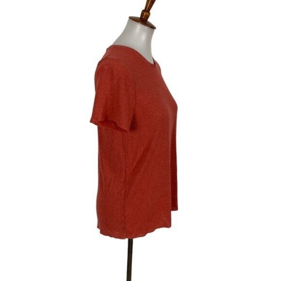 PST Top Large Coral Short Sleeve Tee Casual Y2K Retro Athleisure Everyday - Picture 2 of 5